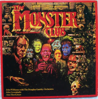 The Monster Club, an original vinyl record of the soundtrack from that film, 